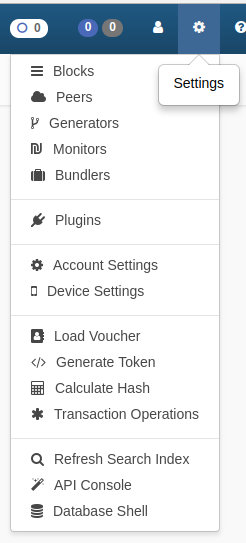 Ardor client-header bar-settings menu.jpg